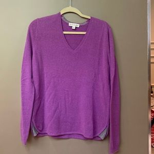 White + Warren, 100% cashmere sweater, size L. Very soft, mid-weight